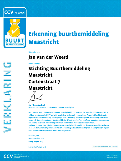 Certificaat Plus